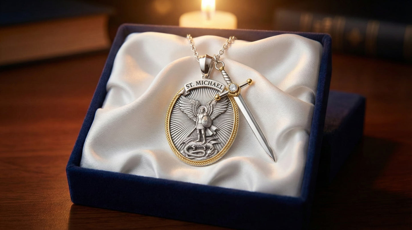 Symbolic and Spiritual™ St. Michael Archangel Pendant